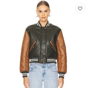 Revolve Blank NYC All Nighter Bomber/Varsity Jacket - Size Small